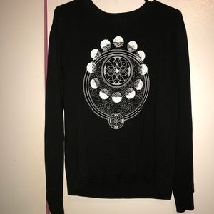Black Moon Phase Sweater/Sweatshirt